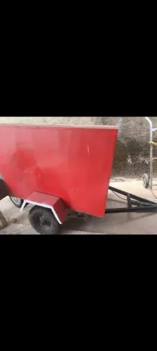 Carretinha para moto documentada em dias