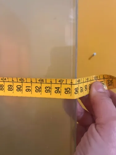 Conjunto de vidros porta ( um fixo, um correr ) 96cm x 2,09m