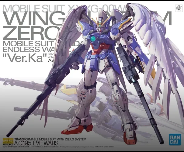 Gundam Wing zero mg ver ka bandai master grade