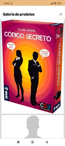 Jogo Código Secreto <br>Em espanhol <br>Fechado, na caixa (nunca aberto)