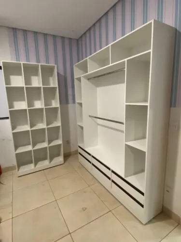 ? Closet Completo MDF Branco dos Sonhos