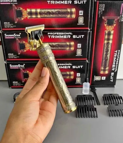 Máquina de Cortar Cabelo sem Fio Profissional Recarregável
