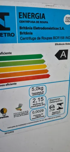 Centrífuga de Roupa