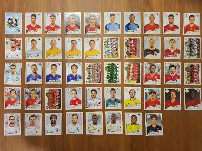 Lote De 66 Figurinhas Da Copa 2018