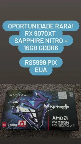 Rx 9070XT SAPPHIRE NITRO +