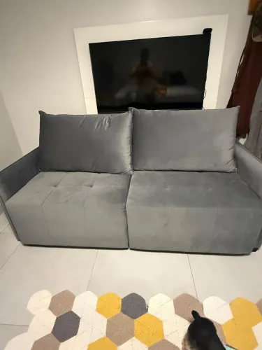 Vendo sofá cama novo 