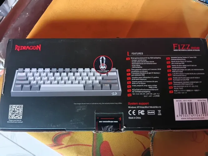 Vendo teclado gamer redragon