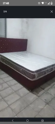 CAMA QUEEN BASE BOX BAÚ BIPARTIDO+ COLCHÃO+CABECEIRA (NOVO)