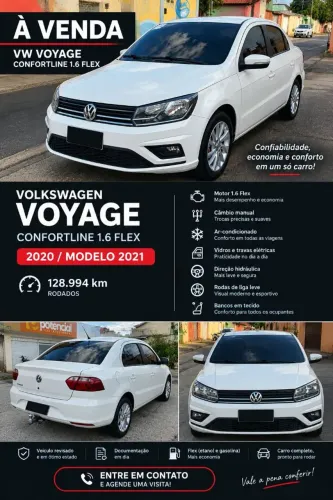 Volkswagen Voyage 1.6 MSI Flex 8V 4P 2021