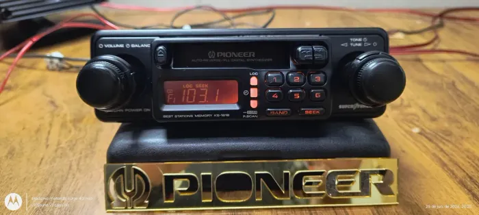 Toca fitas Pioneer ke-1616 vintage relíquia.