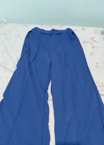 Calça Pantalona Azul Feminina - Tamanho P - Nova