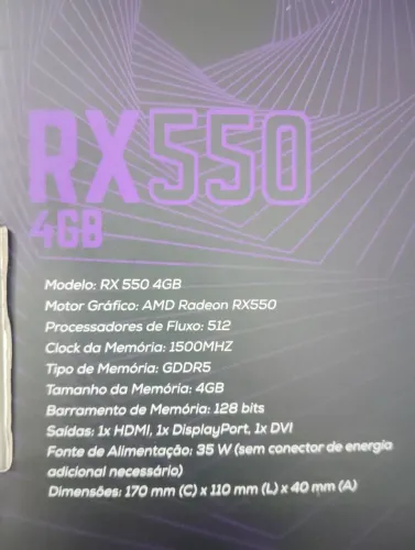 RX 550 4GB MANCER