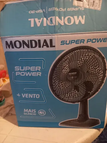 Ventilador mundial 30 cm novo