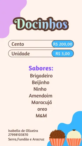 Docinhos pra Festa