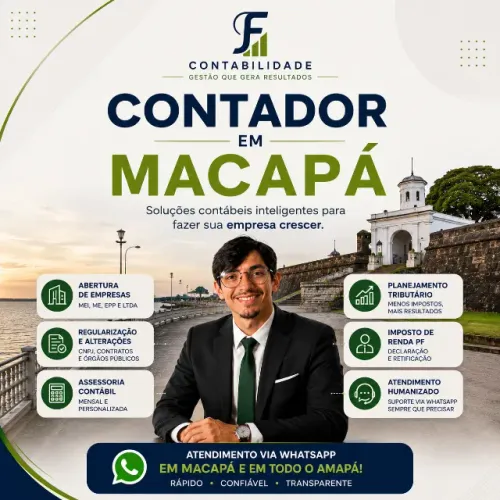 Contador 24h em Macapá AP | Abertura de Empresa, IRPF e Assessoria Contábil