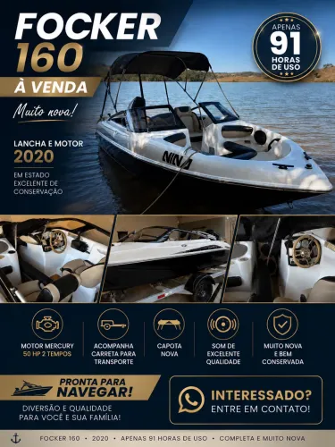 Lancha Focker 160 Black Edition