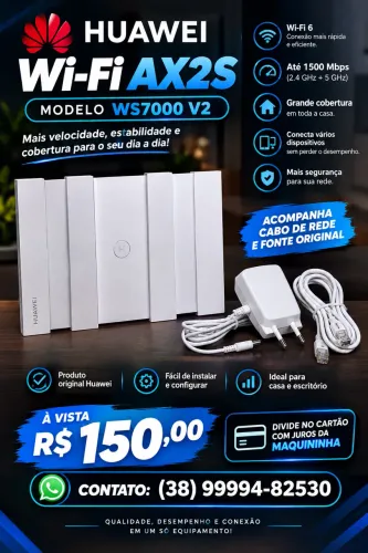 Roteador Wi-Fi HUAWEI WS7000 V2