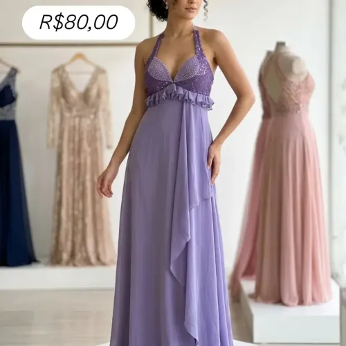 Vestido de festa elegante