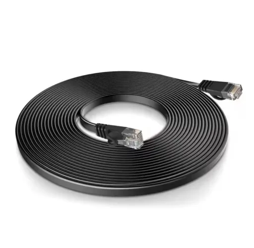 Cabo Ethernet Cat6 Gigabit Cabo de Internet de alta velocidade 1000Mbps 5M(Cabo flat)