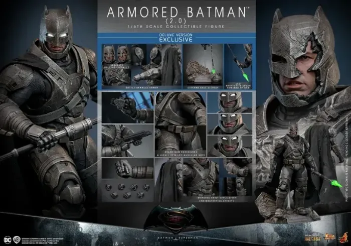 Hot Toys MMS743D63 BVS Armored Batman 2.0-ESPECIAL