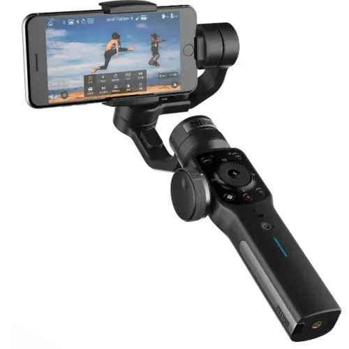 Estabilizador Celular Zhiyun Smooth 4 Gimbal Videos Fotos Cor Preto