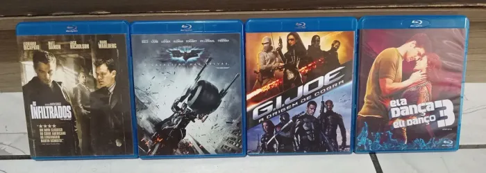 Mídias de DVD Blu-Ray