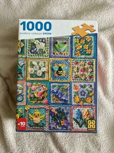 Quebra cabeça 1000 peças Crochê