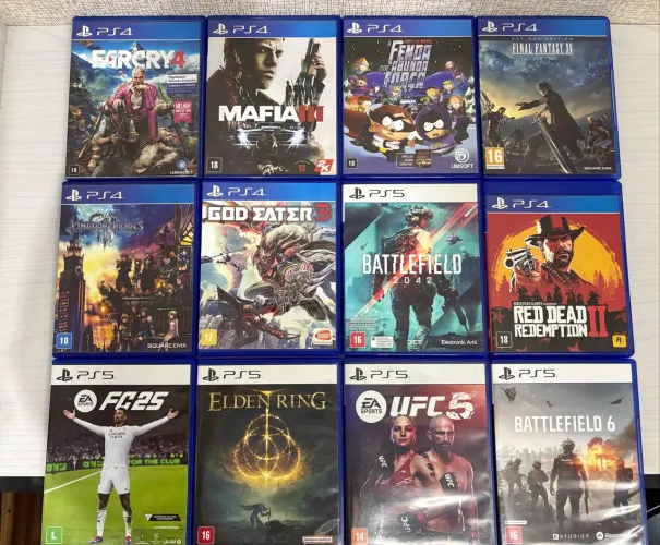 Jogos PS4 e PS5 Envio/Entrego