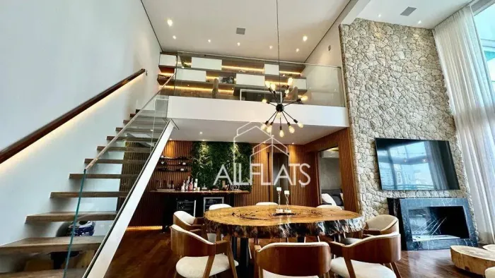 Apartamento Duplex com 3 quartos para alugar, 185 m² - Brooklin Paulista - São Paulo/SP