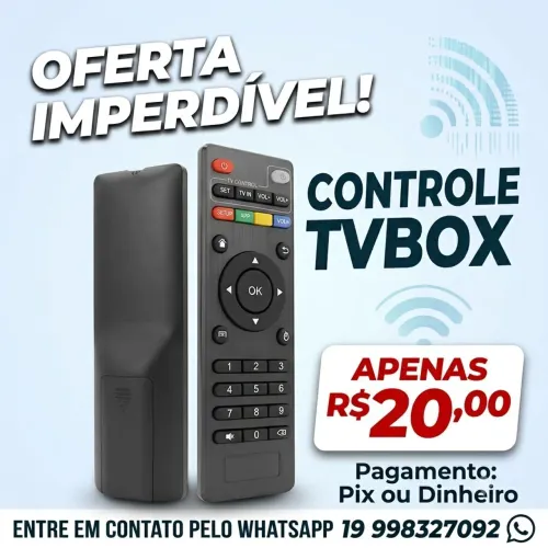Controle tvbox