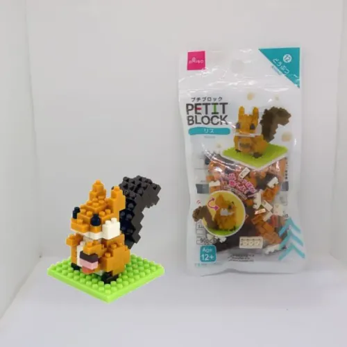 Bloco de montar japonês Esquilo - Petit Block