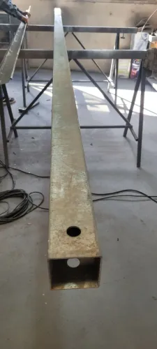 Coluna 80x80 galvanizado parede 2mm