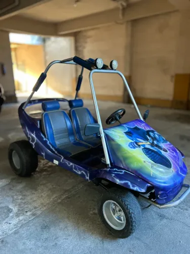 Mini buggy com motor estacionário Honda partida elétrica bem conservado 