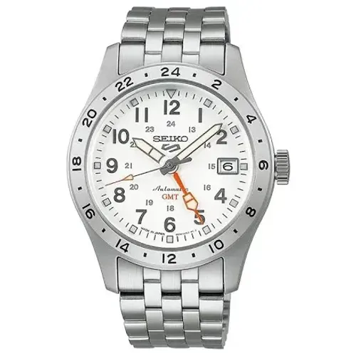 Seiko 5 Sport Field Street White GMT Polar