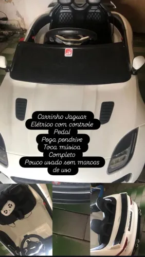 Carrinho elétrico jaguar