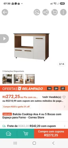 Bancada para Cooktop