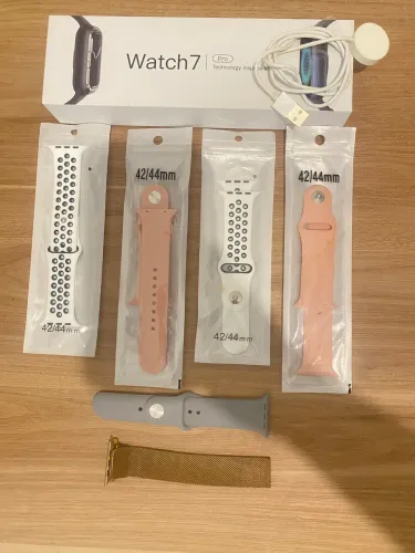 Kit 6 Pulseiras Watch 7 Pro / Smartwatch 42-44mm ( R$ 15,00 Novas e R$ 10,00 Usada) 