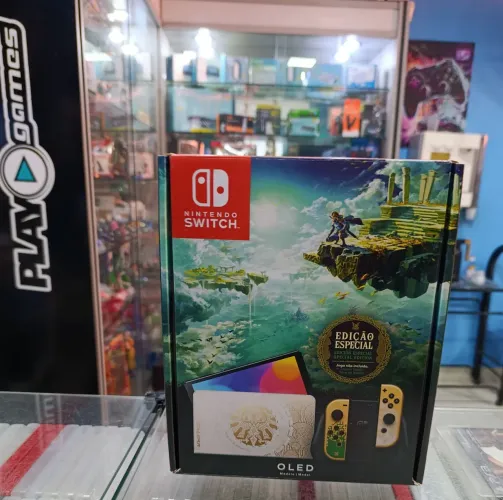 Nintendo Switch Edição Especial Aparelho Desbloqueado com jogos instalados.