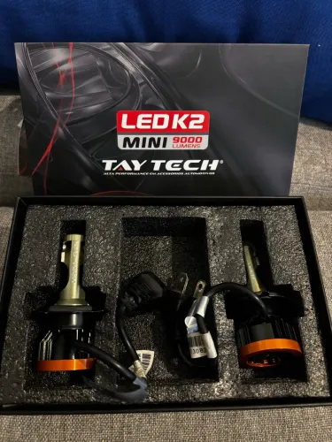 Lâmpadas de Led H4 K2 TAY TECH 9.000 Lumens