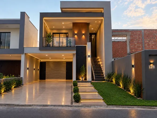 Vivenda das Marinas - Casa Duplex 3 Suítes com Piscina e Espaço Gourmet