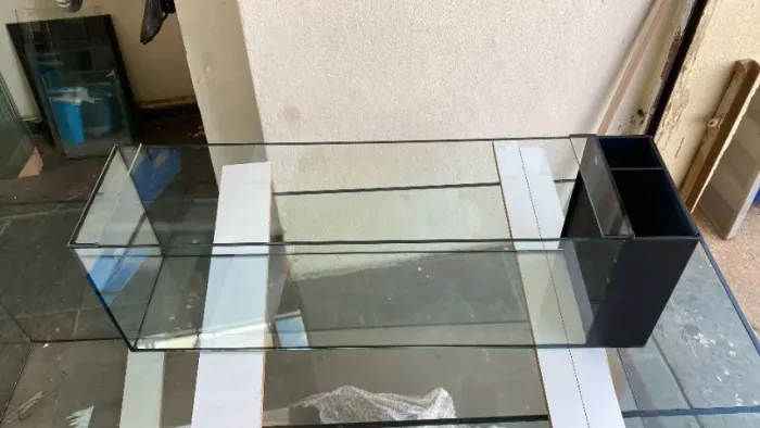 AQUÁRIO NOVO 120 LITROS COM FILTRAGEM PROFISSIONAL