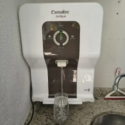 Purificador de água Esmaltec  - Acqua7- água natural ou gelada 