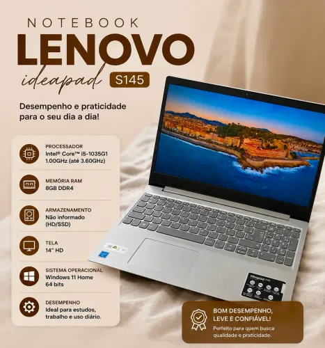 Vende-se Notebook Lenovo