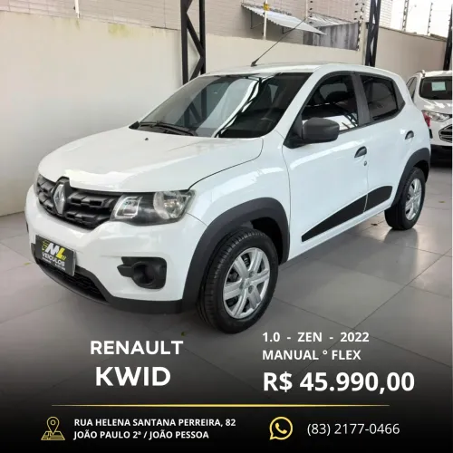 Renault Kwid Zen 1.0 Flex 12V 5P Mec. 2022