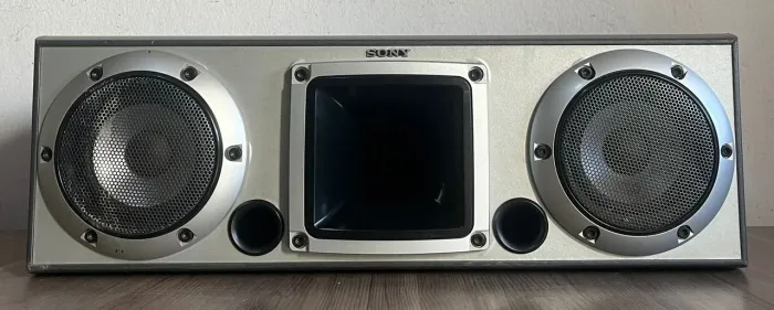 Caixa Central Sony Muteki Ss-cnp15 185 RMS Super Twitter Leia Descrição.Dvd