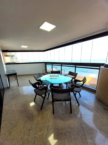 Apto semi mobiliado, decorado, 4 quartos, frente mar, Praia de Itaparica