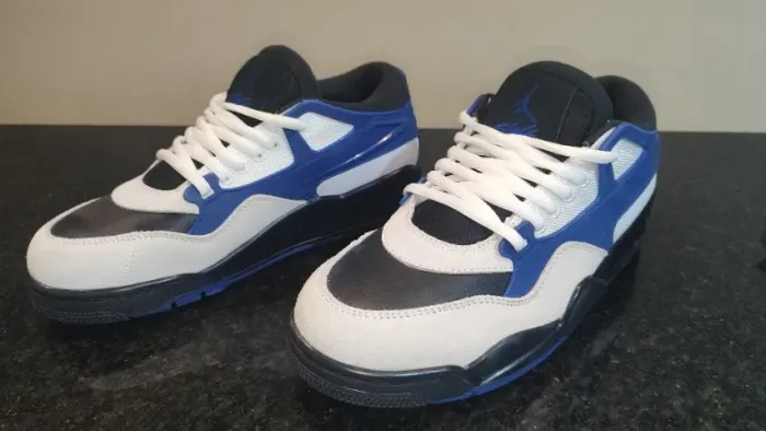Air Jordan 4 RM Black Summit White Racer Blue