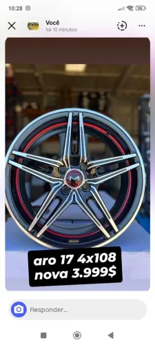aro 17 Mônaco furacão 4x108 ford