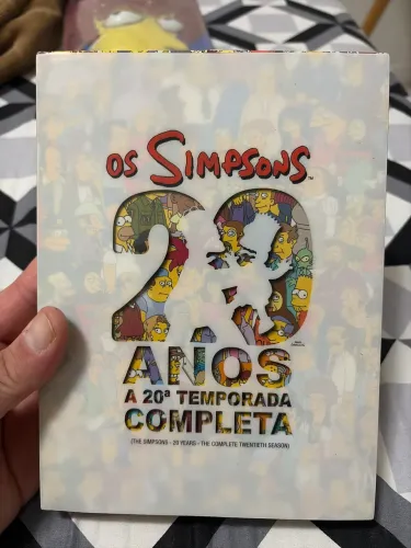 Box DVD edição de colecionador The Simpsons 20° temporada, completa e em ótimo estado 