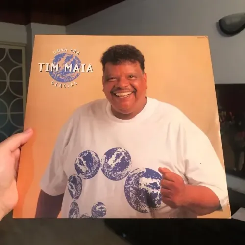 lp vinil - tim maia - nova era glacial 1995 com encarte - original